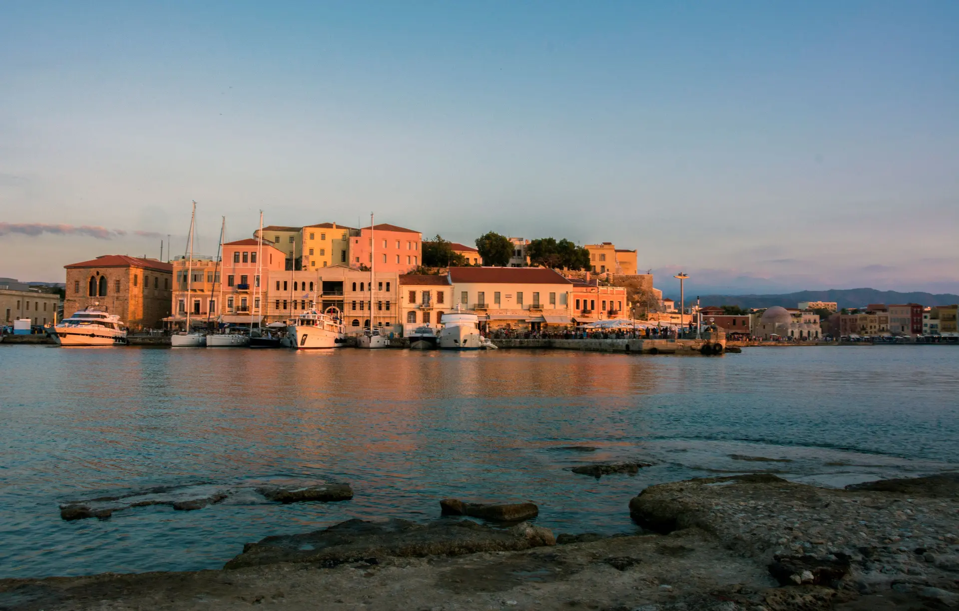Port vénitien de Chania, ouest de la Crète